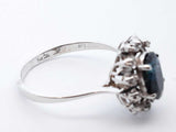 14k White Gold 3.5g Diamond Starburst Cluster Ring Size 11 Lh1225oixde