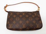 Louis Vuitton Pochette Brown Monogram Coated Canvas Clutch Do0425irrde