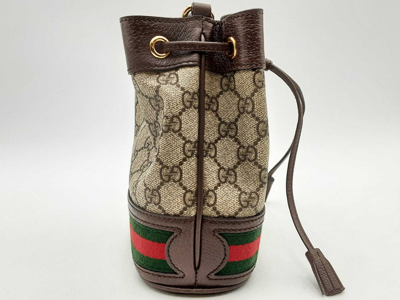 Gucci Ophidia Mini Bucket Bag Brown Aa0525rzxsa