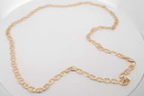 14k Yellow Gold Mariner Chain Necklace 17.2 Grams 24 Inch Eb0426exzsa