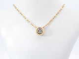 0.30 Cttw Diamond & 18k Yellow Gold Solitaire Necklace 5.5g 16 Inch Fw0926cxzdu