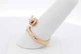 18k Yellow Gold Dragon Wrap Ring 3.6 Grams Size 8.5 Eb0826wcrsa