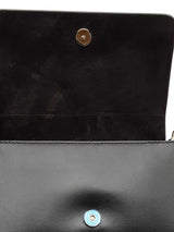 Christian Louboutin Black Leather Spiked Zoompouch Crossbody Eb1125wordu