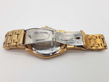 Citizen E111 Eco-drive Black Dial Goldtone Steel Watch Do1025lxzde