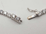 5.13 Cttw Lab Grown Diamonds 14k Wg 5.13g Tennis Bracelet 6.75 In Do0326lpxzde