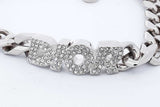 Christian Dior Dio(r)evolution Chain Link Bracelet 37.2g 9.5 Inch Eb1025oxade