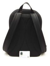 Gucci Medium Backpack In Logo-debossed Rubber-effect Black Leather Fw0426erxdu