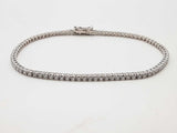 1.76 Cttw Lab Grown Diamonds 14k Wg 5.0g Tennis Bracelet 6.75 In Do0726srxde