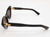 Balmain Bps 135a 54 Jolie Black Gold Cat Eye Sunglasses Do0425loxde