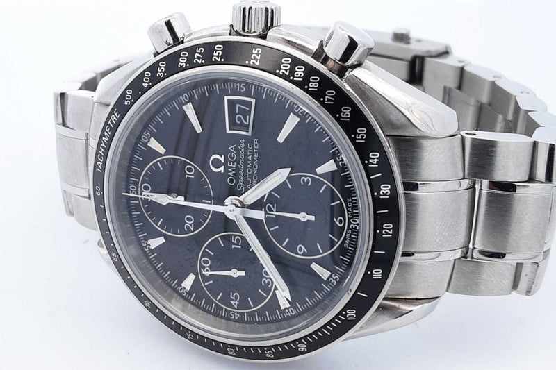 Omega Speedmaster Automatic Chronometer 39mm Stainless Steel Watch Eb0724loxzdu