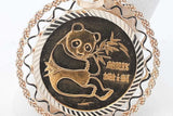 1982 Panda 99.9% Gold Coin Pendant Set In 14k Yellow Gold 11.1 Grams Eb0726erxsa