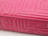 Fendi Embossed Logo Pink Nappa Leather Baguette Shoulder Bag Eb0826sxzde