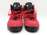 Nike Air Jordan 6 Retro Toro Bravo Red Suede Sneakers Size 10 Us Sd0626rzdu