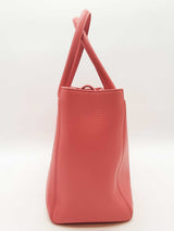 Chanel Cerf Executive Coral Pink Leather Shopping Tote Bag Eb0925irzde