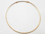 14k Yellow Gold 20.8g Omega Collar Necklace 18 In Do1224srxde