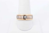 0.09ctw Diamond Band Ring In 18k Yellow Gold 11.4 Grams Size 9 Eb1125cxzdu
