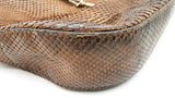 Gucci Jackie Hobo Bag In Glazed Chestnut Brown Python Leather Fw1025ocrdu