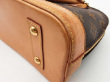 Louis Vuitton Alma Brown Monogram Coated Canvas Crossbody Bag Do0125wxzde