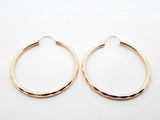 14k Yellow Gold Faceted Hoop Earrings 7.9 Grams Fw0326rzxdu