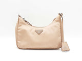 Prada Re-edition 2005 Tan Re-nylon Shoulder Bag Fwezzdu