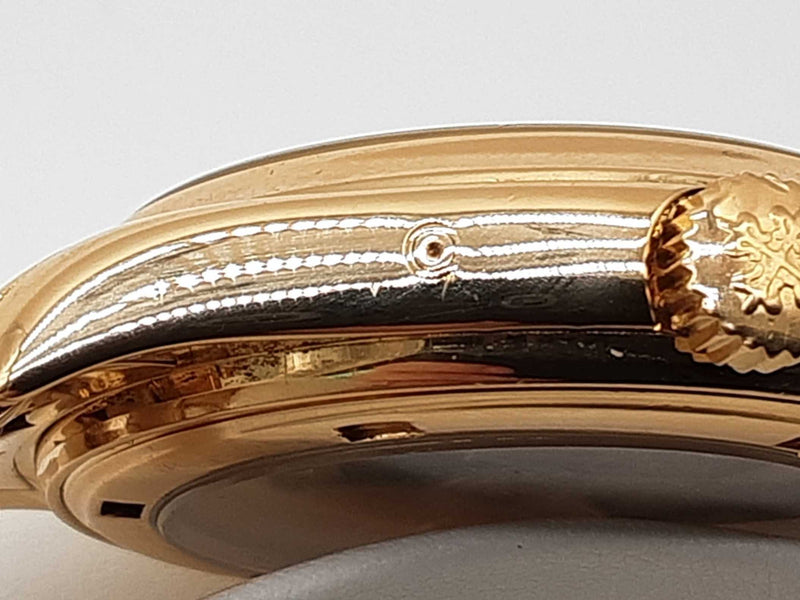 Patek Philippe 37 Annual Calender 18k Yellow Gold Steel Watch Do0525oexzxde