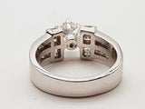 1.21 Cttw Natural Diamonds 14k White Gold 6.8g Ring Size 6.5 Do0526exzde