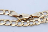 14k Yellow Gold Curb Link Chain Necklace 14.9 Grams 24 Inch Eb0526lxxzde