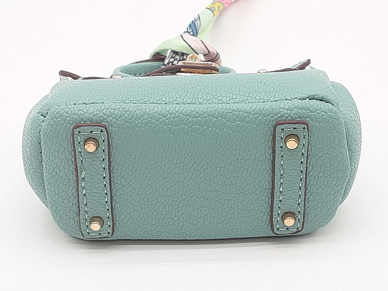 Blue Teal Mini Bag Charm Do0725ide