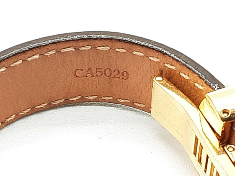 Louis Vuitton Brown Monogram Vernis Patent Leather Bracelet 6.25 In Do1025crde