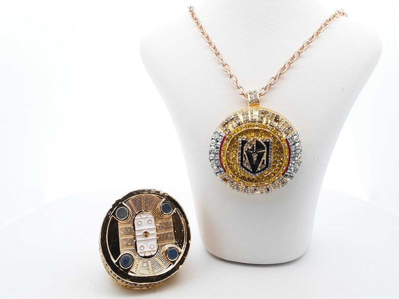 Replica Vegas Golden Knights Stanley Cup Ring / Pendant Chain