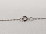 1.0 Cttw Lab Grown Diamonds 14k Wg 1.4g Pear Pendant Necklace 18 In Do1225wcsde