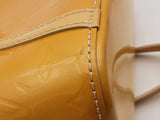 Louis Vuitton Monogram Vernis Yellow Patent Leather Avalon Tote Bag Eb0626oxzsa