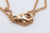 Louis Vuitton 18k Yellow Gold Idylle Blossom Lv Pendant Necklace 4g Eb1225lorxsa