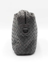 Bottega Veneta Crossbody Bag In Grey Intrecciato Nappa Leather Fw0926wxzdu