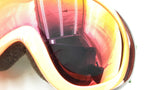 Gucci Web Fluorescent Orange Ski Goggles With Red Spectra Lens Fw0625llrdu