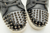 Christian Louboutin Patent & Mesh Lou Spikes Orlato Sneakers Size 43 Eb1224oxzsa