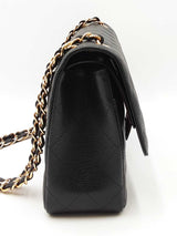 Chanel Jumbo Double Flap Bag In Black Quilted Caviar Leather Fw0725prxzdu