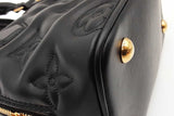 Louis Vuitton Black Leather Bubblegram Alma Bb Top Handle Bag Eb1026lwxzde