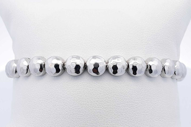 14k White Gold Cuff Bracelet 9.2 Grams Eb01024pxzsa