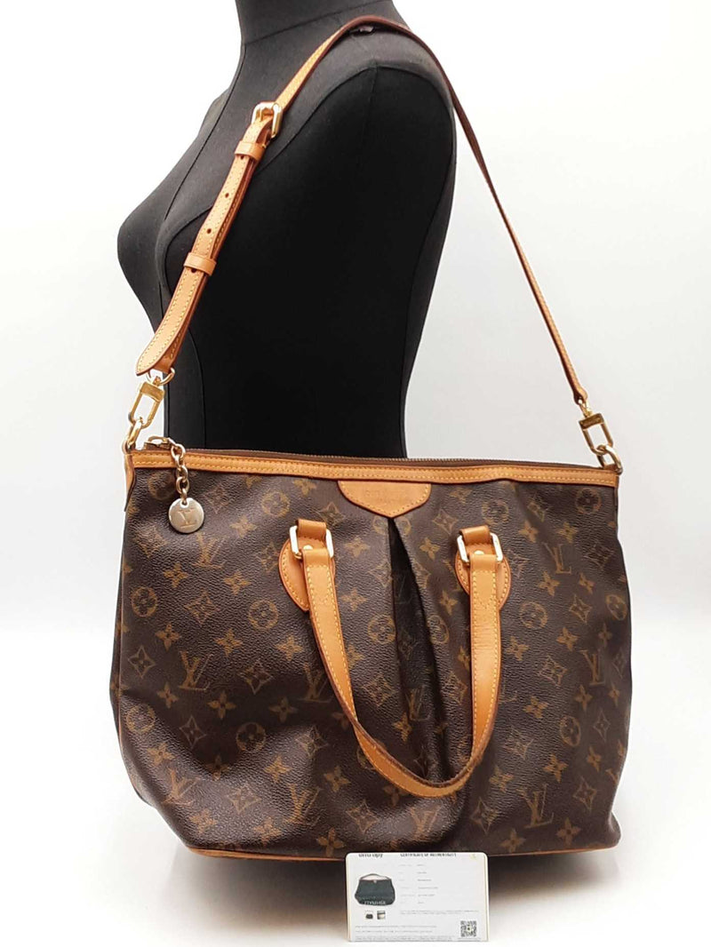 Louis Vuitton Palermo Pm Tote Bag In Monogram Coated Canvas Fw0425eordu