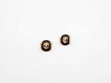 0.70 Cttw Diamond & 14k Yellow Gold Halo Stud Earrings 3.5 Grams Fw0826orzdu