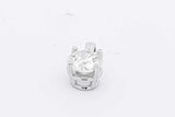 1.0ctw Diamond Pendant In 14k White Gold 0.8 Grams Eb0325cxzsa