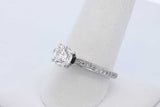 1.34cttw Diamond Ring In 18k White Gold 3.6 Grams Size 8.5 Eb1225lrxzde