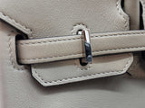 Hermes Birkin 25 Sauge Green Swift Palladium Hardware Handbag Do0825lixzxde