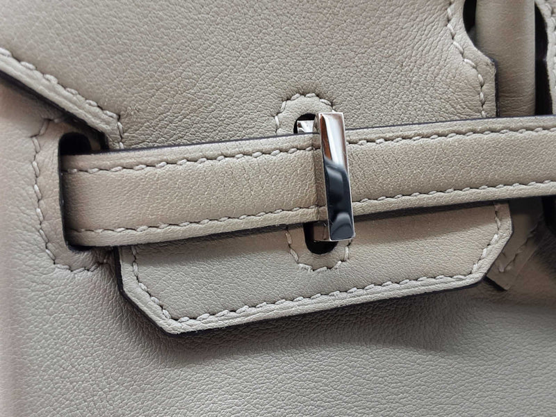 Hermes Birkin 25 Sauge Green Swift Palladium Hardware Handbag Do0825lixzxde