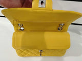 Chanel Yellow Quilted Lambskin Medium Flap Yellow Purse Rm0825izxz