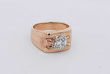 0.5ctw Diamond Ring In 14k Yellow Gold 8.4 Grams Size 6 Eb0126exzsa