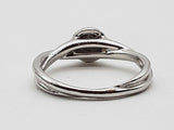 0.24 Cttw Natural Diamonds 14k White Gold 4.1g Ring Size 7.5 Do0626wxzde