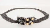 Chanel Maison Gripoix Multi-strand Ruthenium Chain Jewelry Belt Sd0526wrzd3