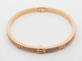 Cartier Love Bracelet 18k Yellow Gold Diamond Paving Sd0625izxzsa